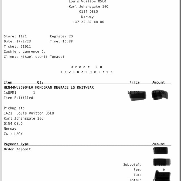 Louis Vuitton Black monogram gradient sweater - Picture 10 of 11